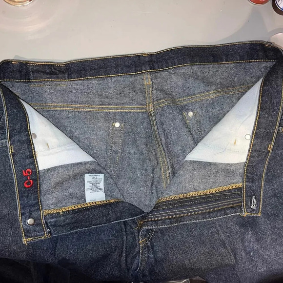 Ralph Lauren Polo Jeans, vintage C5 carpenter 5pocket acid wash denim jeans, - Picture 14 of 14